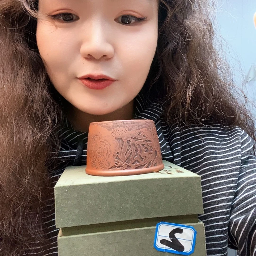 紫砂茶杯宜兴紫砂杯