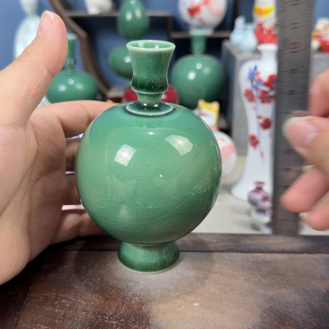 陶瓷手工小花器摆件