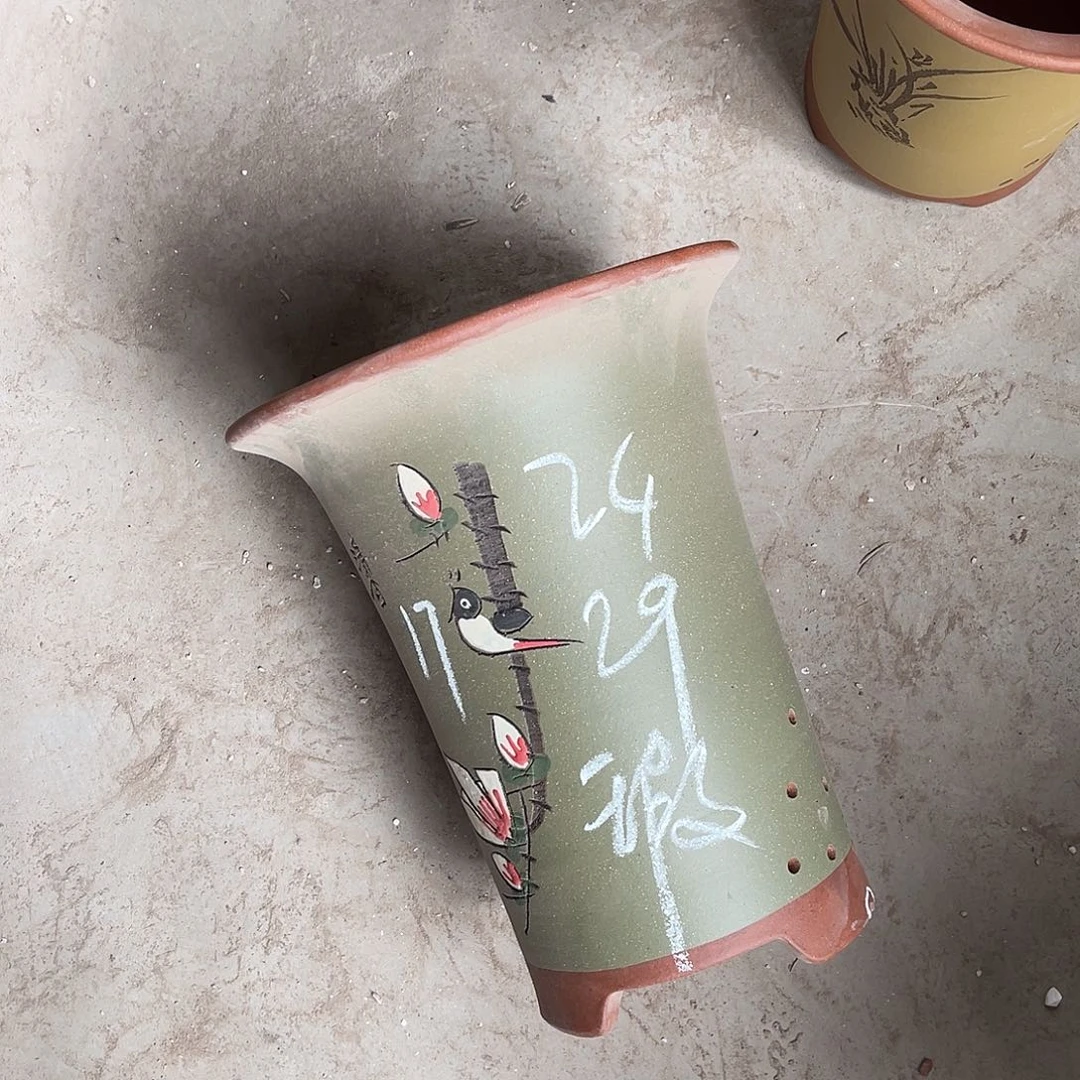 紫砂闪购17号紫砂兰花盆