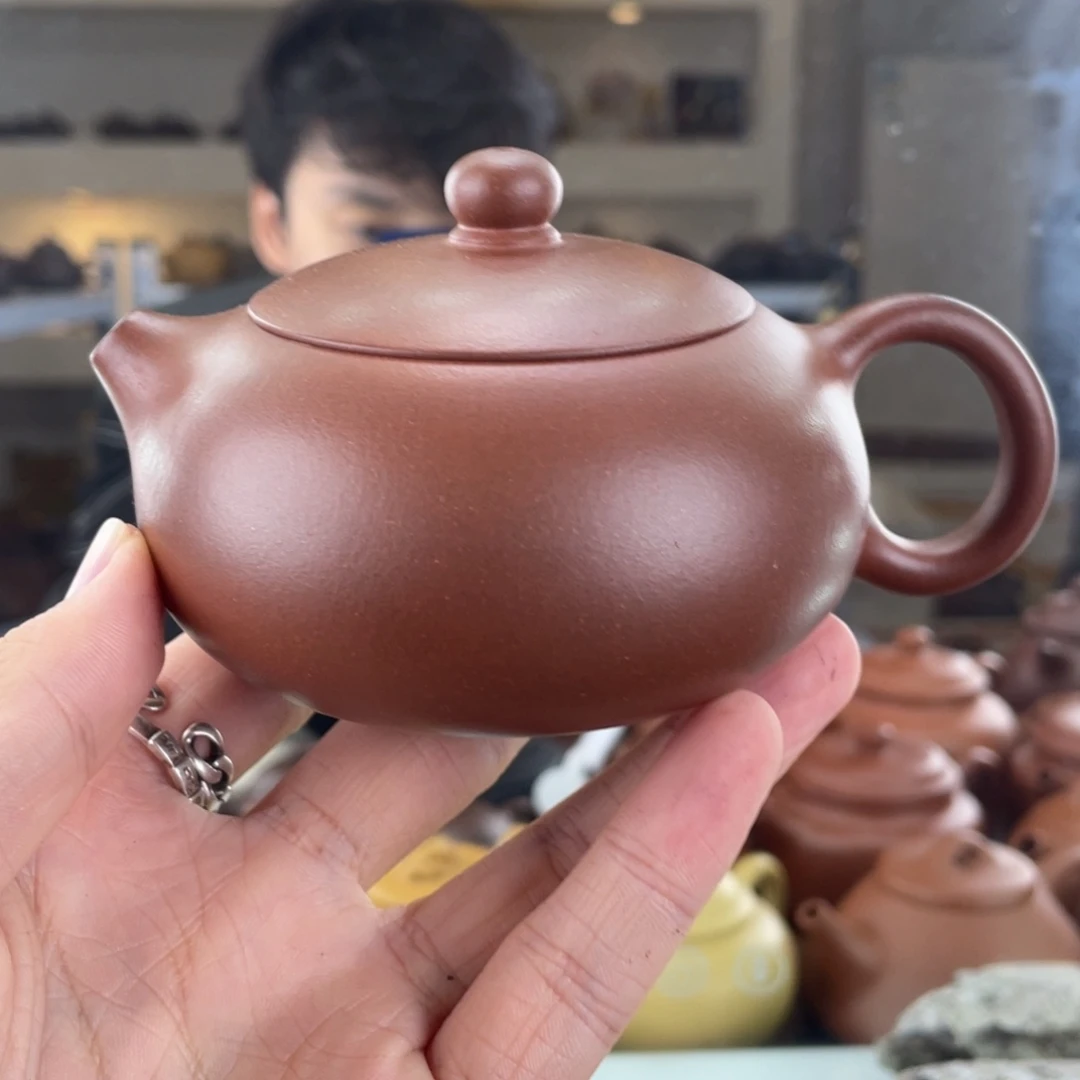 茶壶紫砂180cc红皮龙茶壶