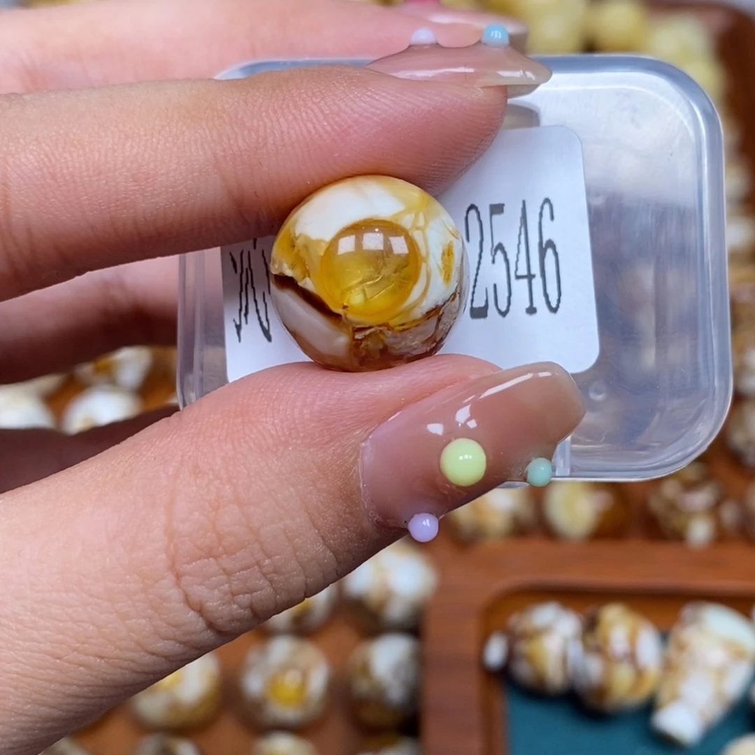 猴头核桃把件沁色圆珠老型2546