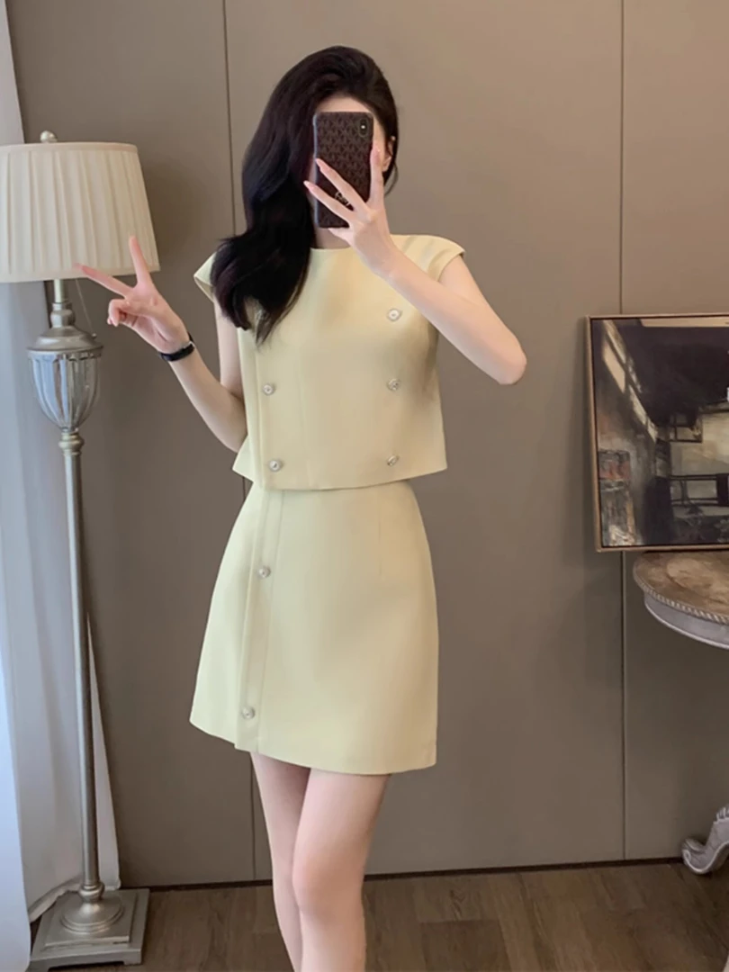 小香风气质减龄显瘦法式夏季时尚套装