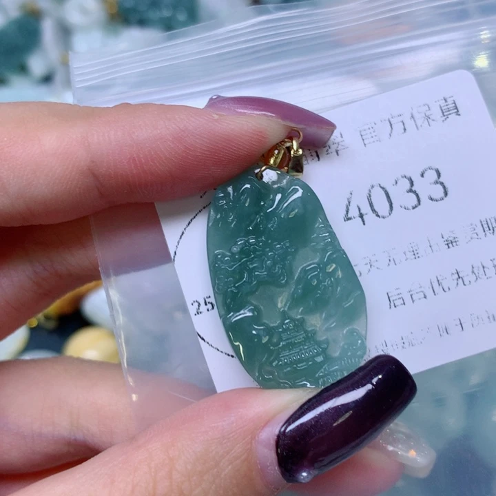 颈饰未镶嵌翡翠翡翠