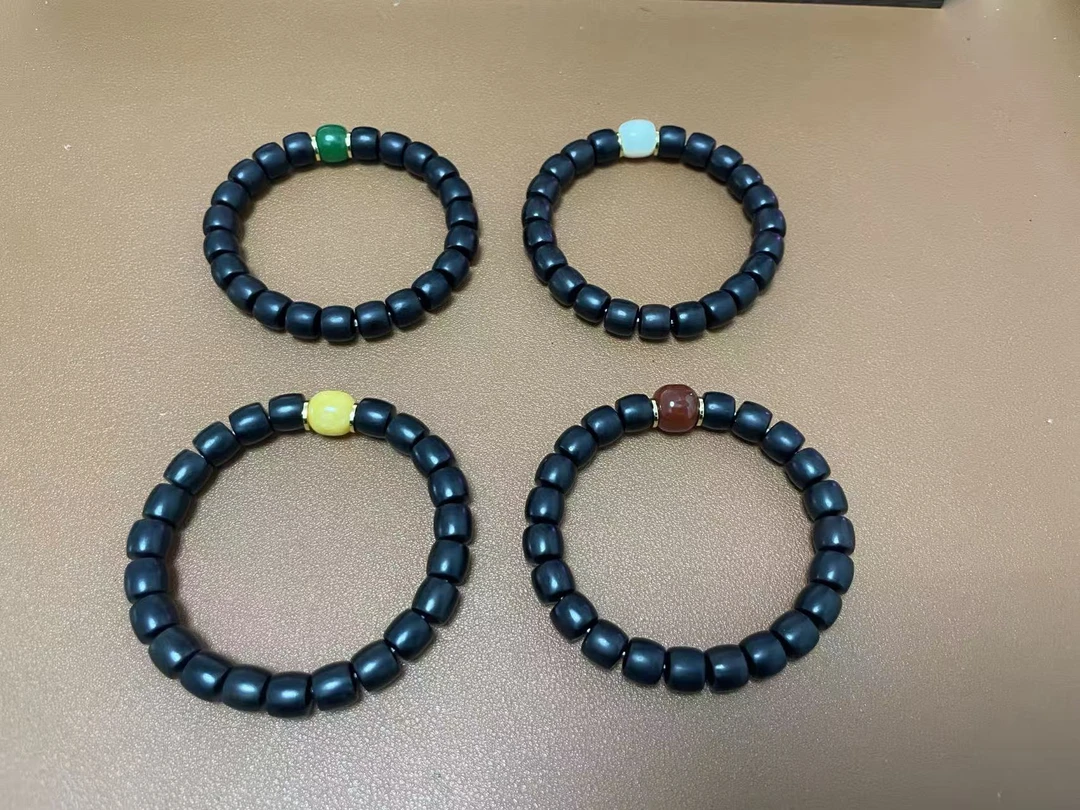 精工黑檀木手串9mm（四款随机发）（无礼盒）A-024