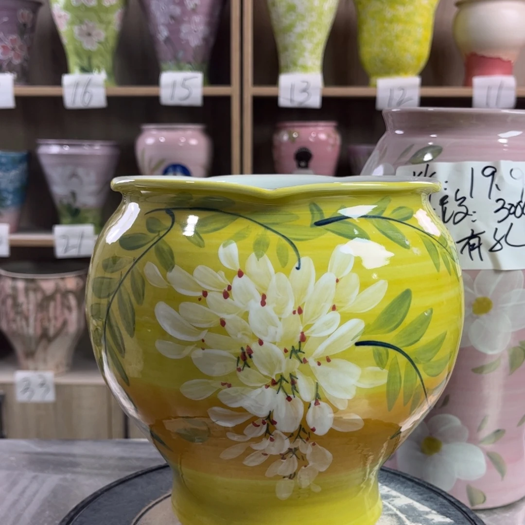 景德镇陶瓷花盆花盆