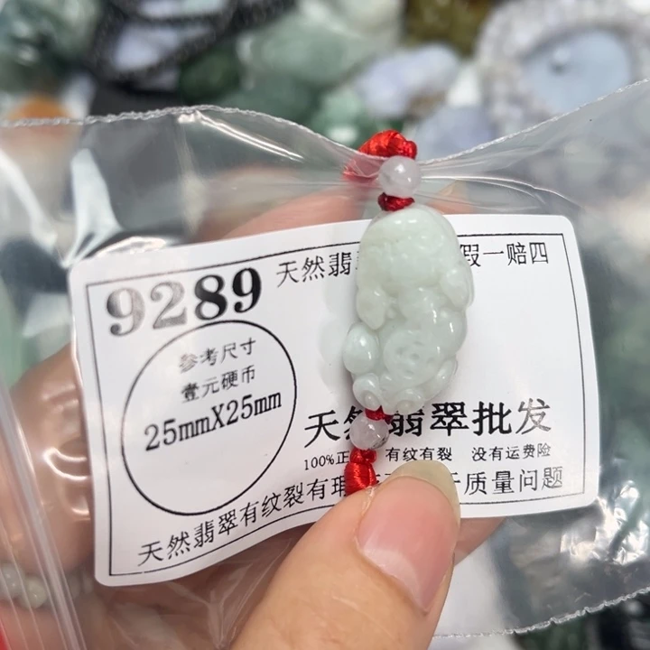 翡翠未镶嵌吊坠(不含链)9289