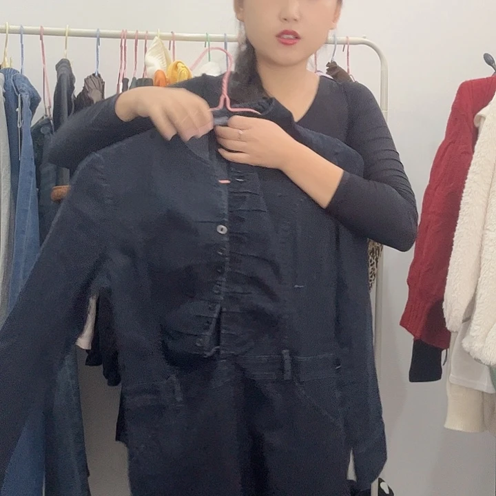 牛仔连衣裙长款120