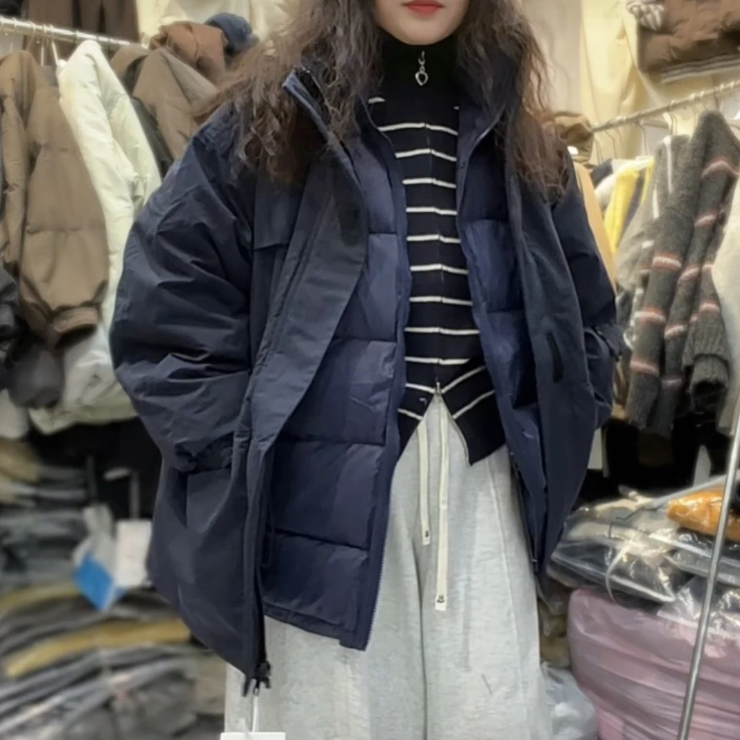 三合一连帽冲锋衣外套男友风羽