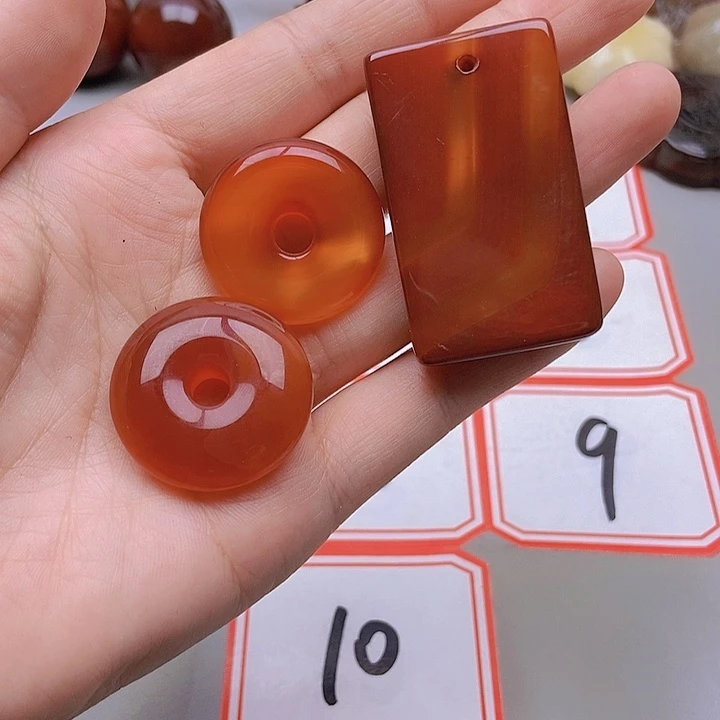 【闪购商品】未镶嵌玛瑙/玉髓珠宝半成品开*