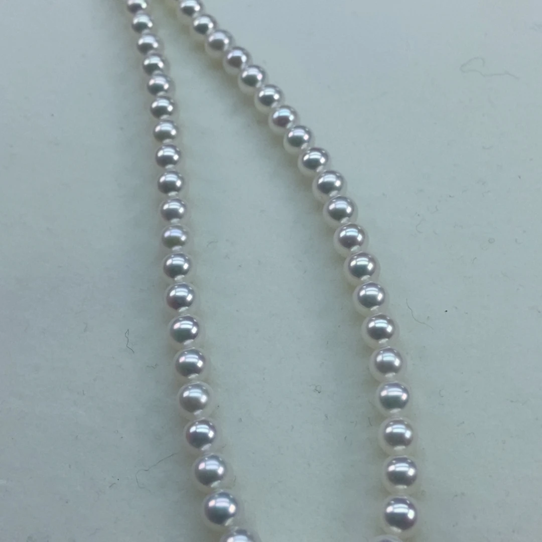 淡水珍珠5.5/6小灯泡正圆银S925镶嵌