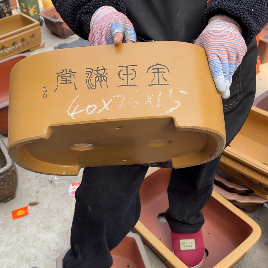 紫砂花盆盆景艺术