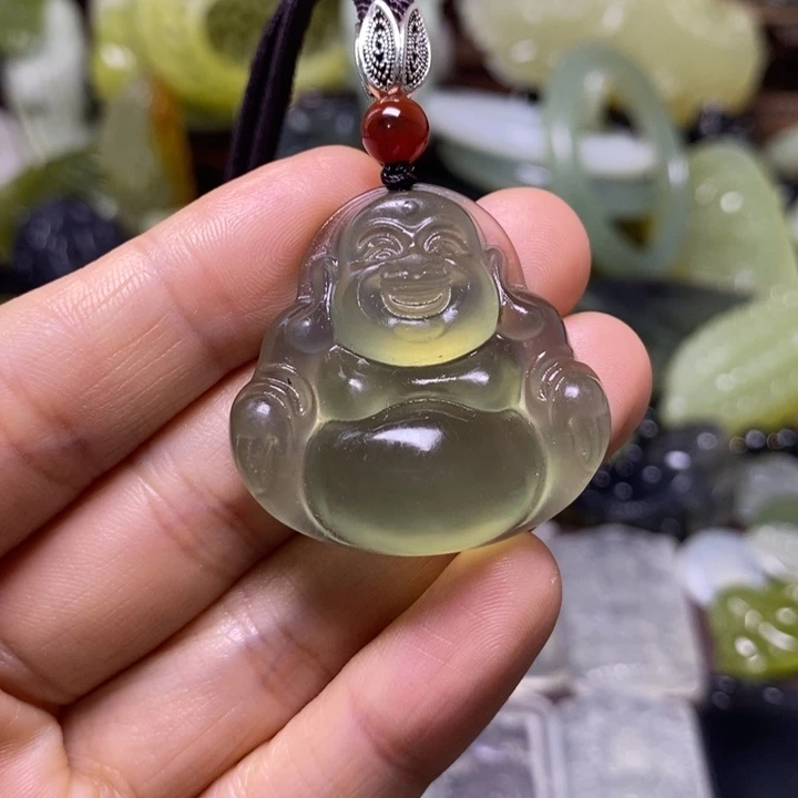 岫玉未镶嵌岫玉挂件