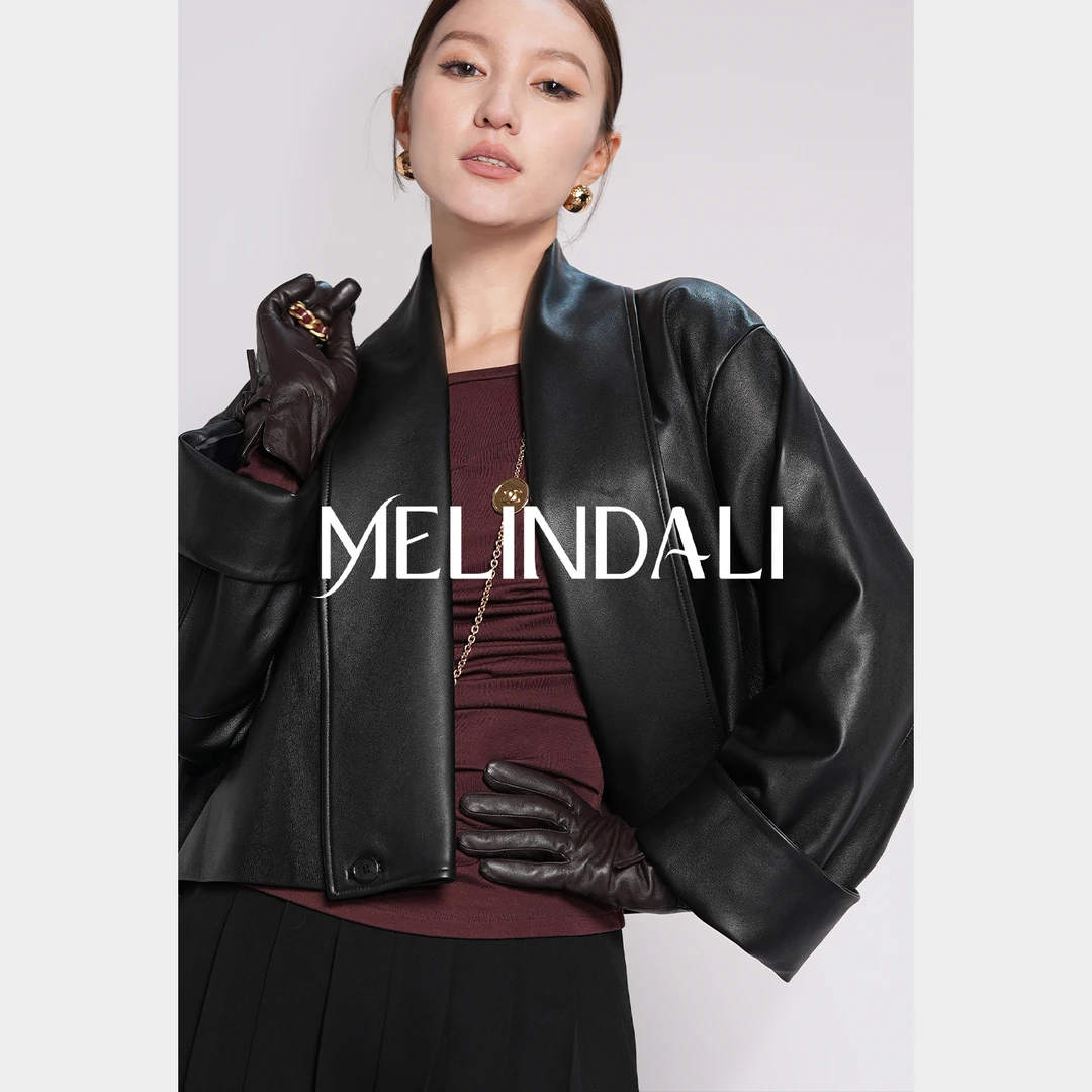 Melinda Li【女明星出街】黑标明星款土耳其绵羊皮宾霸里浴袍领皮