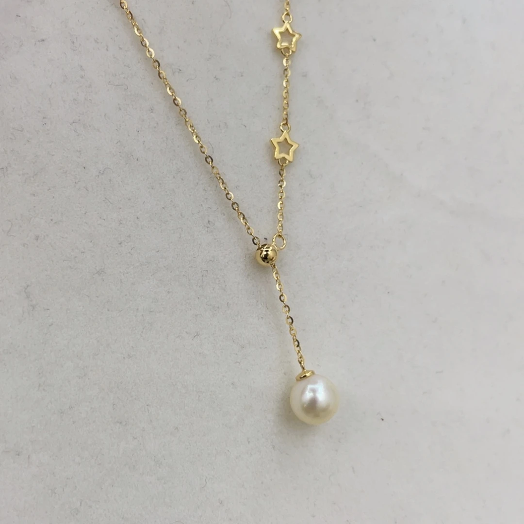 颈饰海水珍珠银S925镶嵌