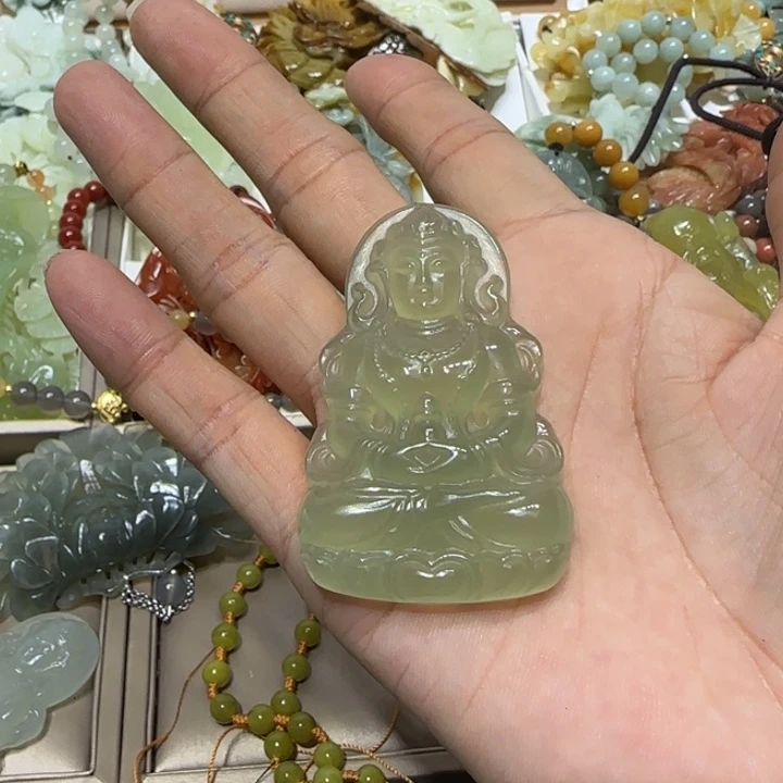 蛇纹石玉吊坠合金用****5