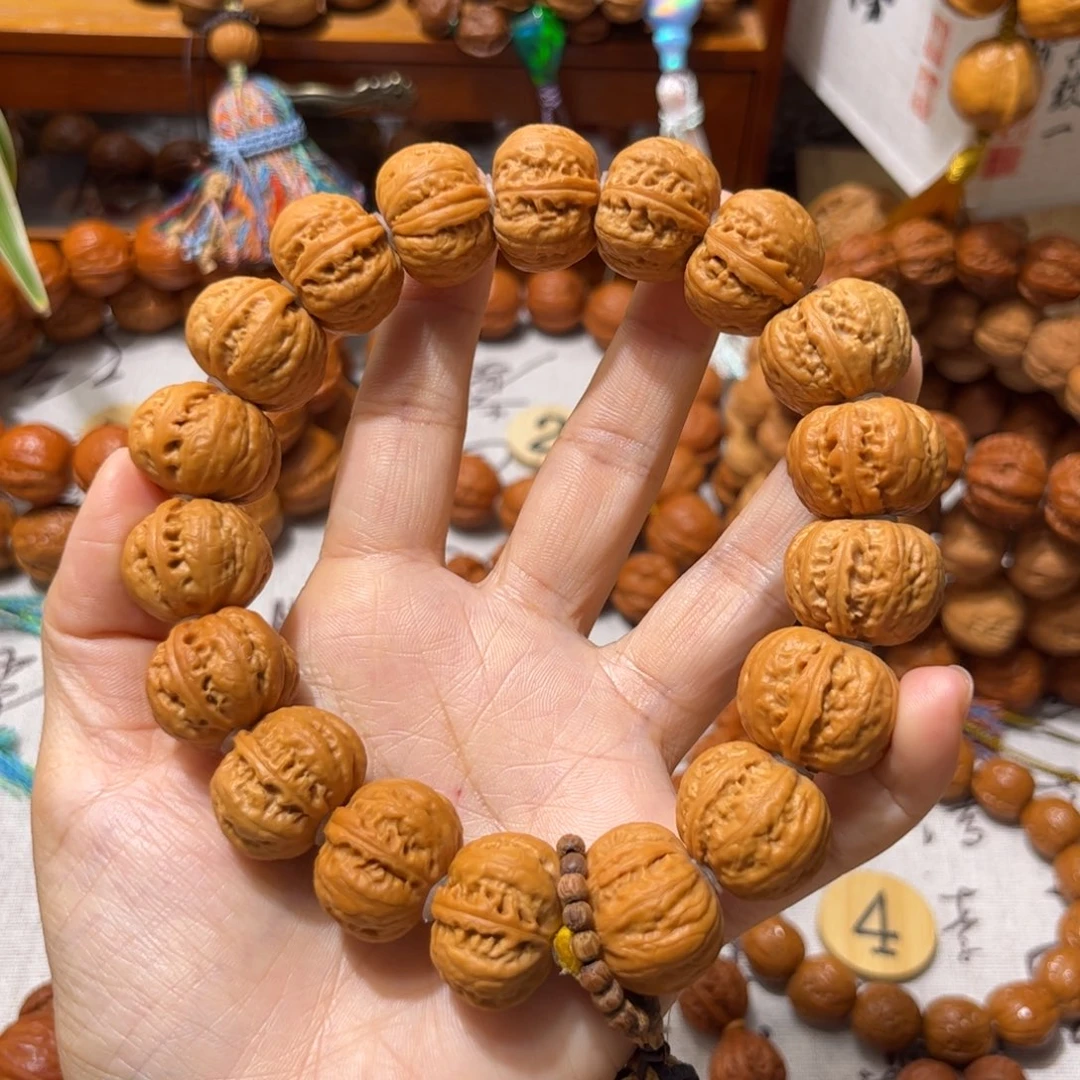 青***所桃核吊坠矮桩磨盘