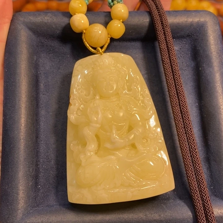 蜜蜡颈饰未镶嵌蜜蜡