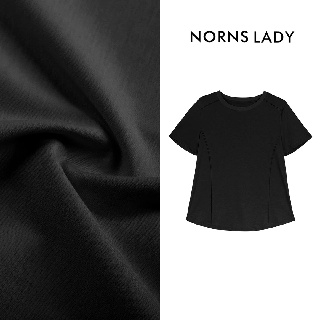 NORNS LADY诺恩 夏季新款T恤短袖纯色时尚舒适休闲 T25SM13335
