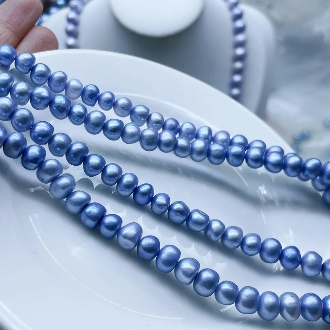 淡水珍珠颈饰钛钢