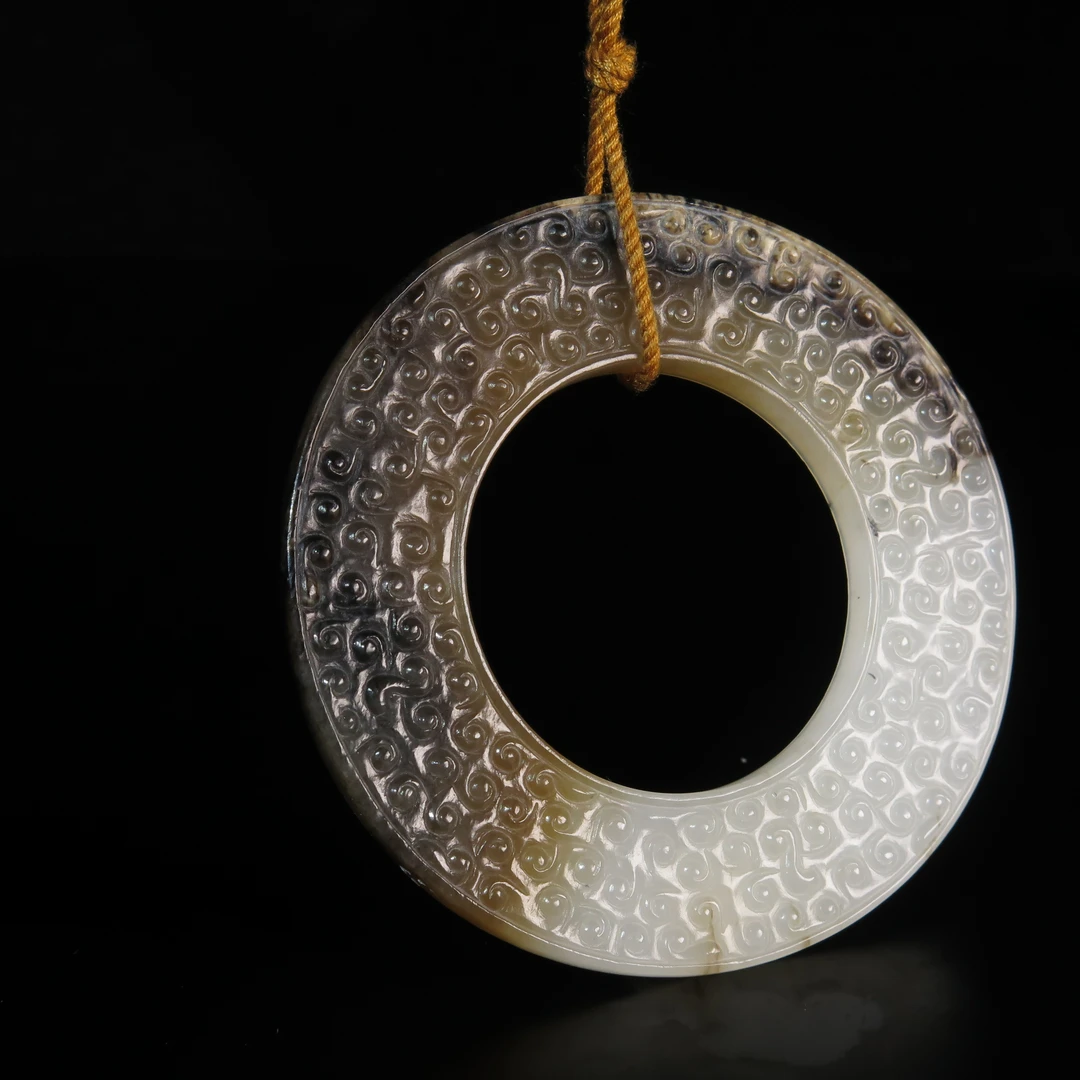 清代汉玉瑗/MZ050609/和田玉/民族文物