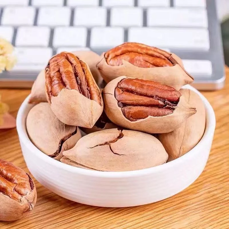 休闲零食碧根果大果奶油味坚果零食长寿果干果批发特产A2