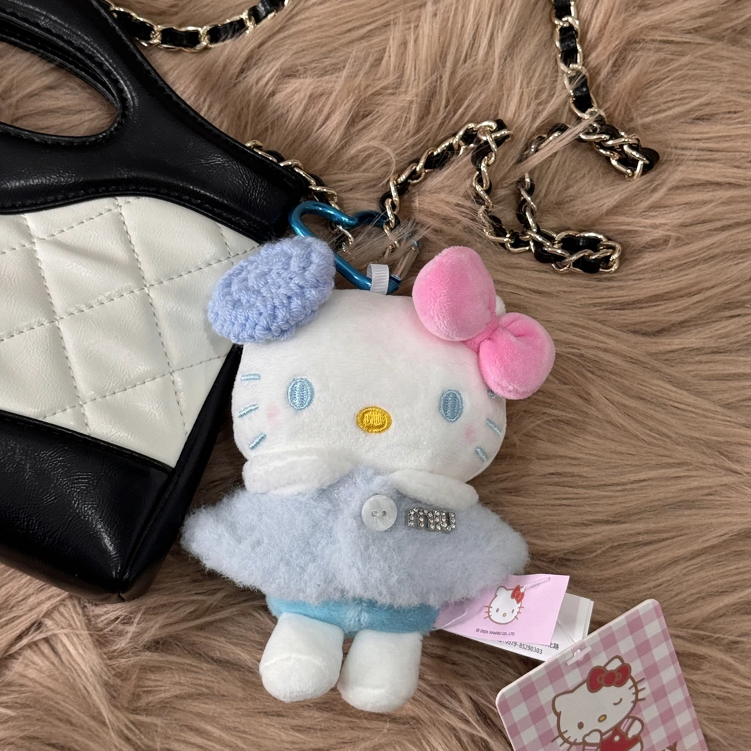 正版hello kitty包包挂件miu系斗篷可爱甜美贵气包挂饰