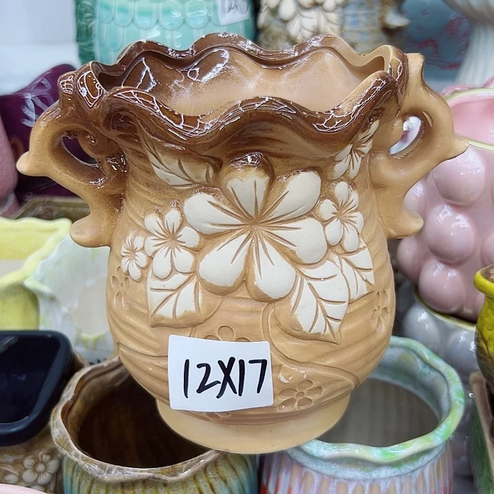 有孔，满10元发货多肉陶瓷花盆
