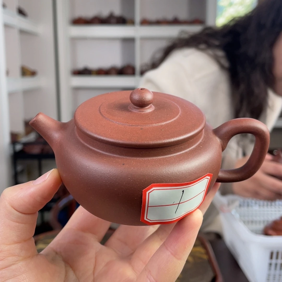 紫砂茶壶微瑕底槽清水波底160cc