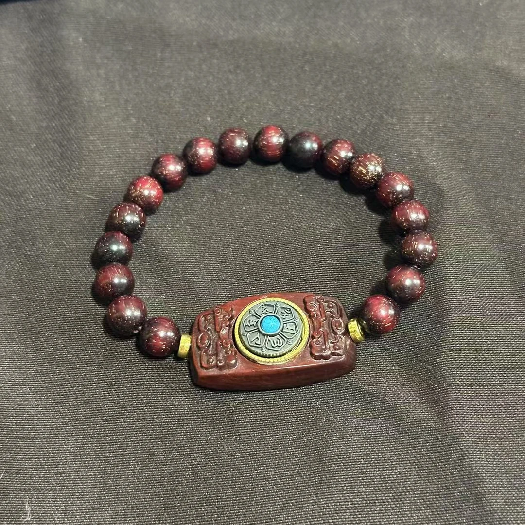 紫檀佛珠手串男女款卡8 077（无礼盒）