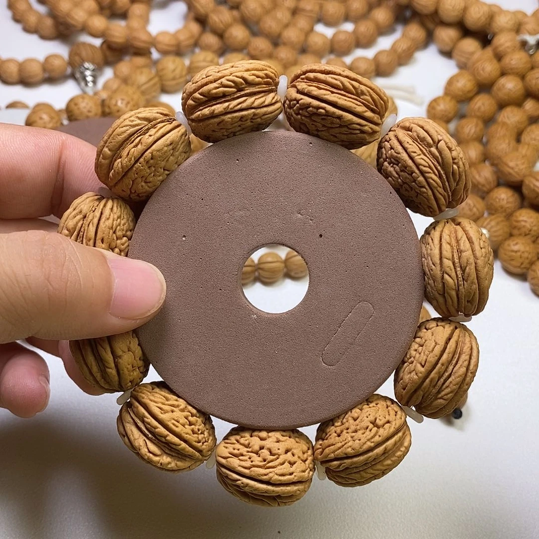 桃核手串钱袋子桃核