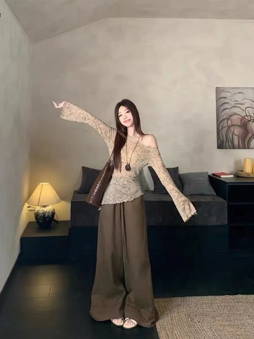 中国风INS风辣妹风时上衣裤子35357