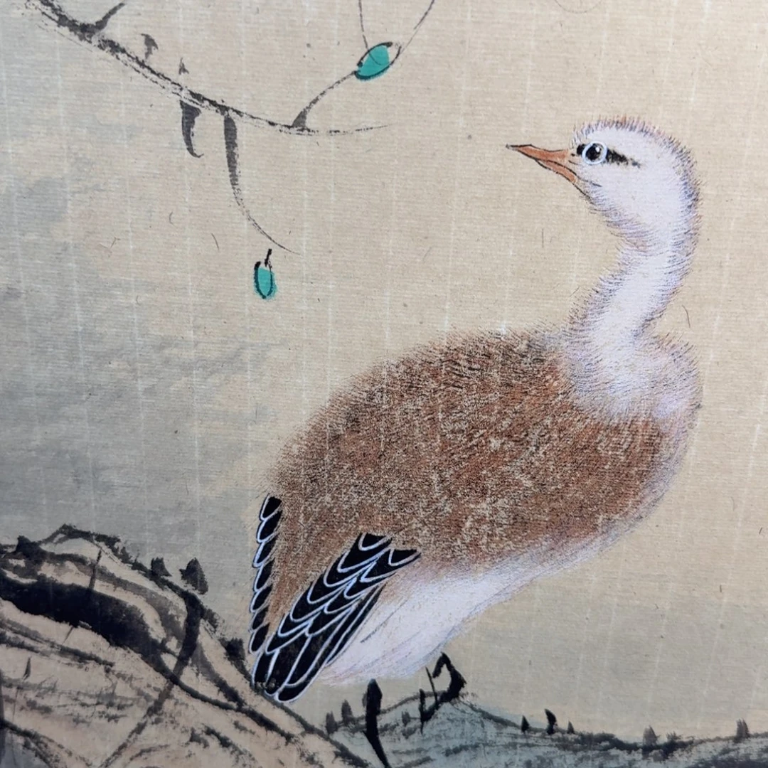 国画国画作品山水花鸟
