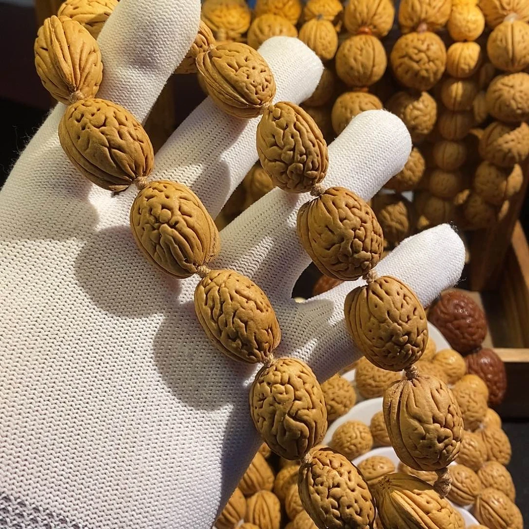 桃核手串东北钱袋子桃核