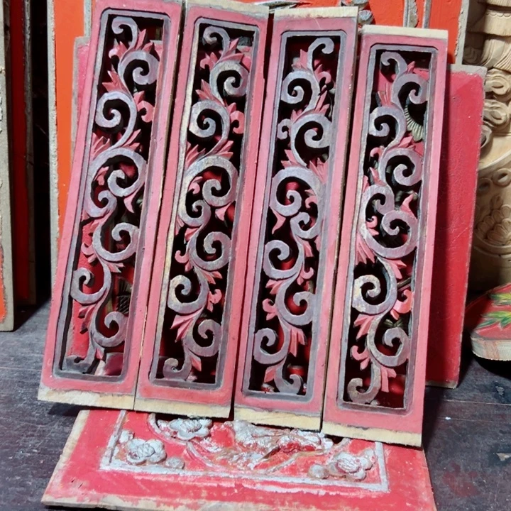 归***程木木雕工艺品摆件