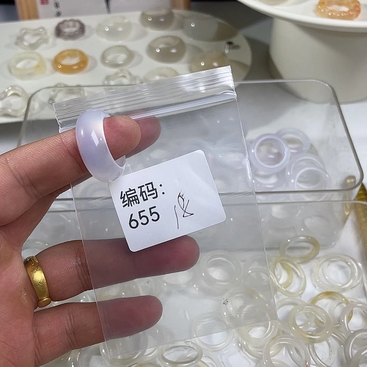 未镶嵌戒指玛瑙/玉髓655