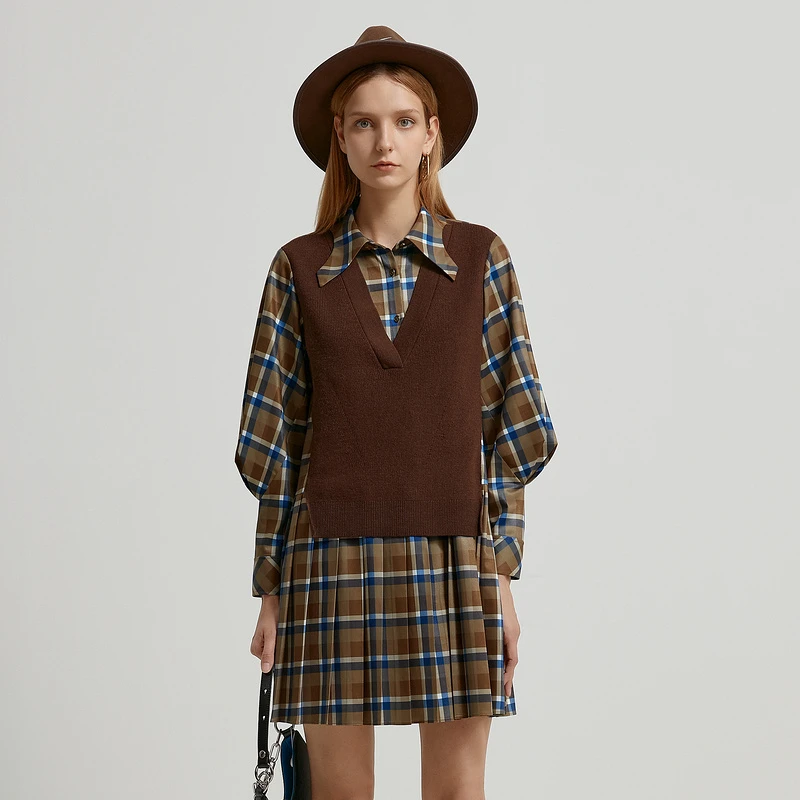 【九月】莱芙艾迪儿长袖连衣裙1W3L94213