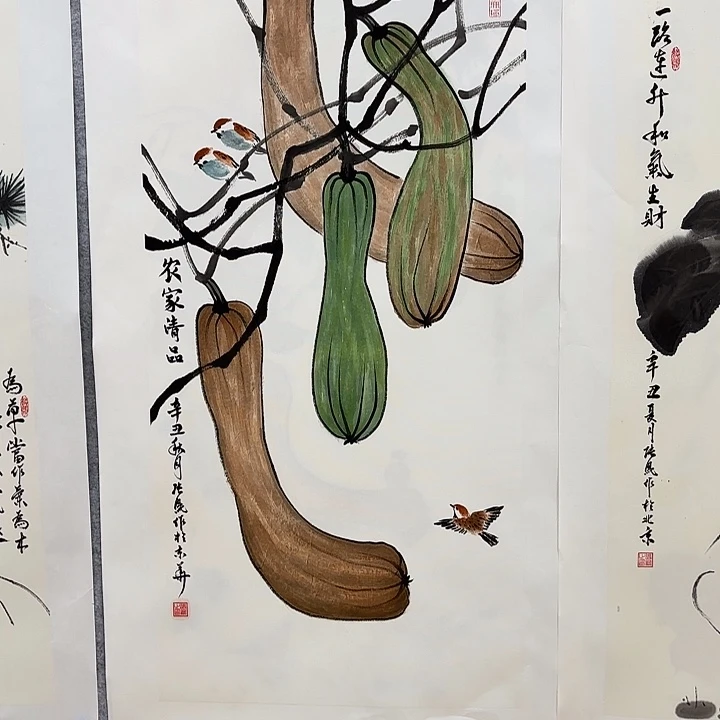 国画花鸟的翅膀和翅膀都很100.50