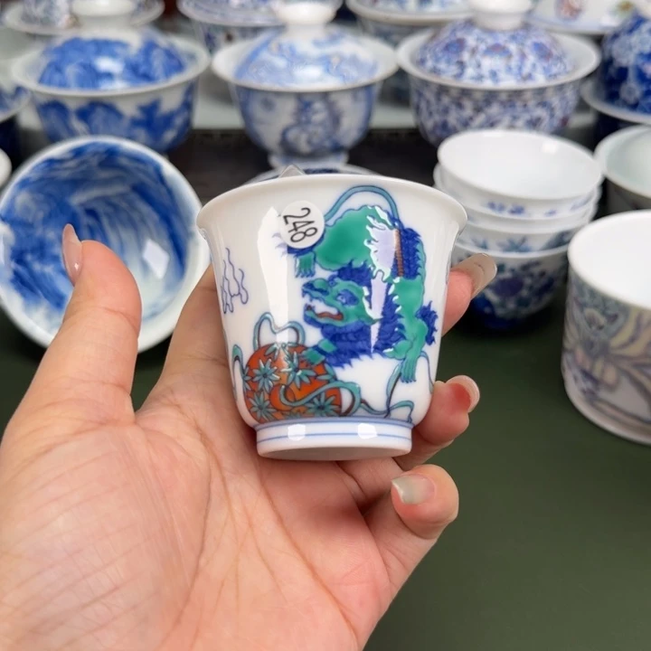 景德镇纯手工手绘茶器蒙蒙