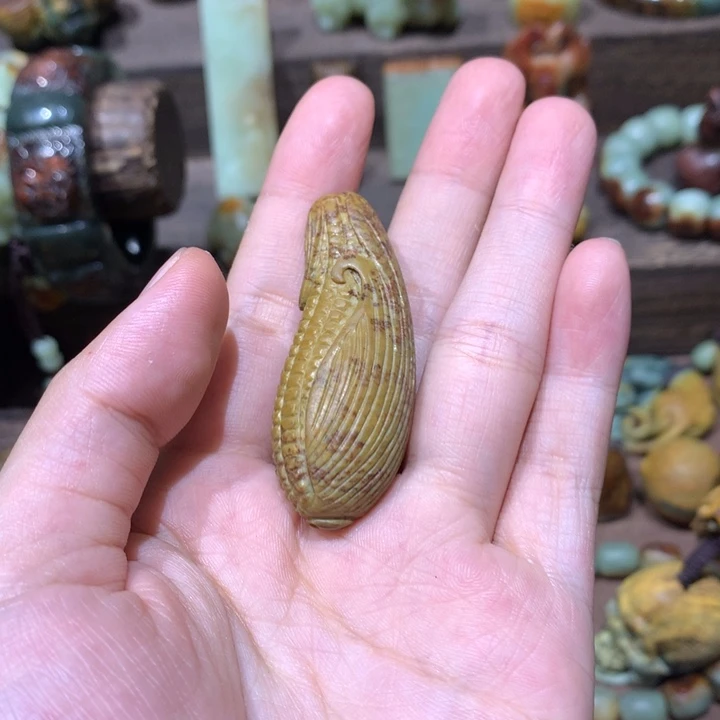 岫岩河磨玉（透闪石质玉）未镶嵌挂件