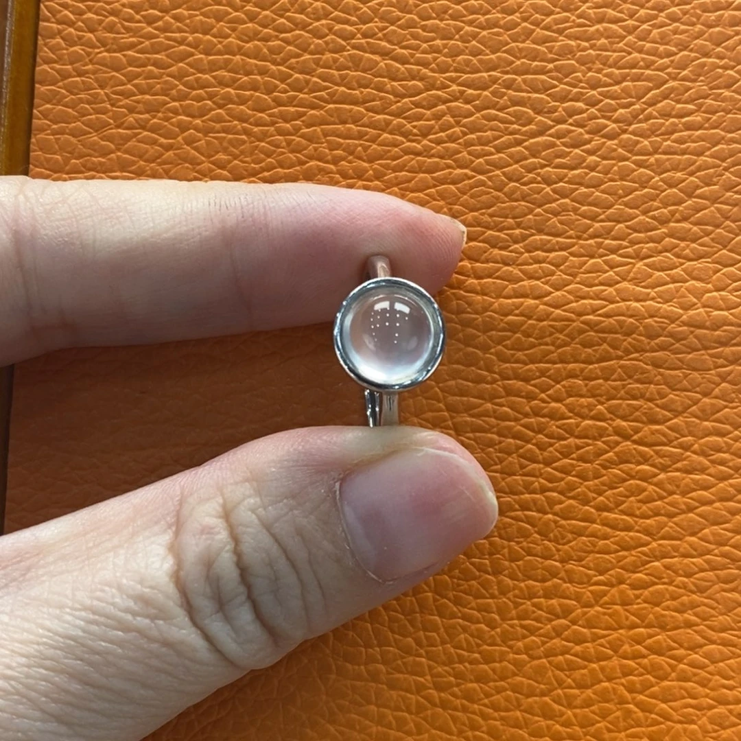 石英质玉吊坠(不含链)银S925镶嵌