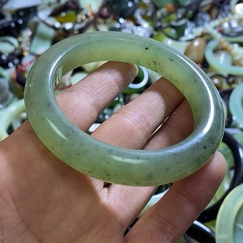 岫玉手镯未镶嵌55-口径