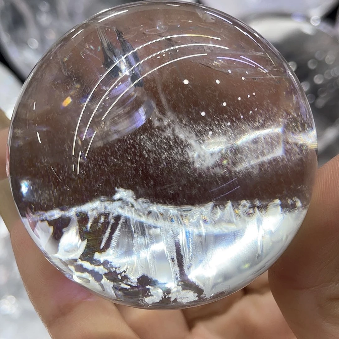 水晶水晶球摆件未镶嵌壬*云