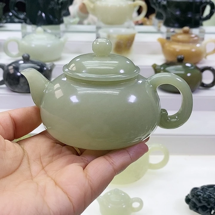 未镶嵌和田玉挂件杨****间茶壶