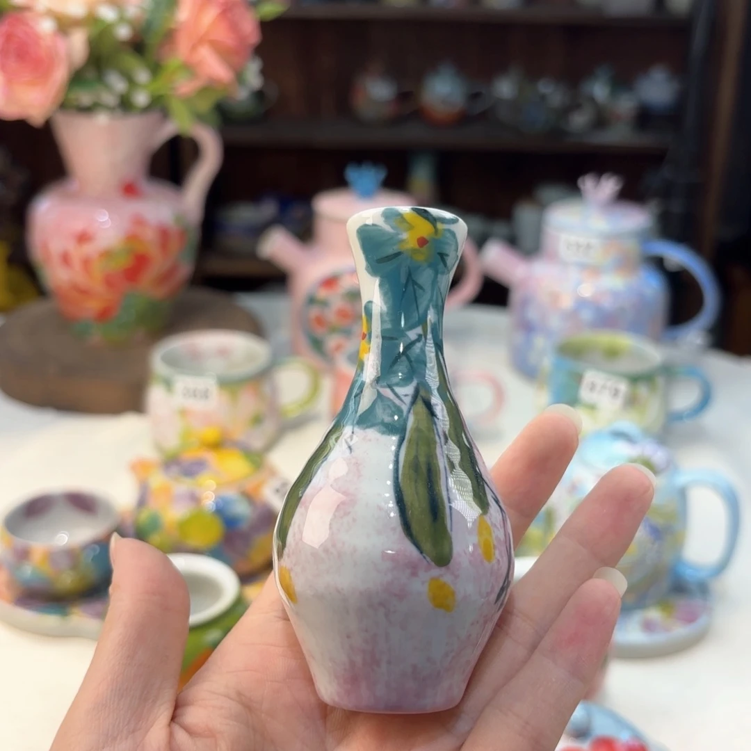 景德镇手绘高温釉下彩陶瓷茶具