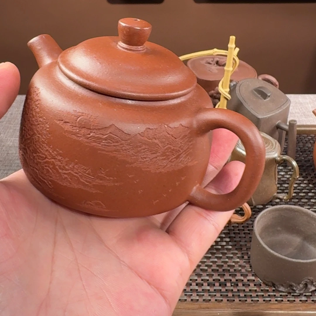 茶壶紫砂紫气东来