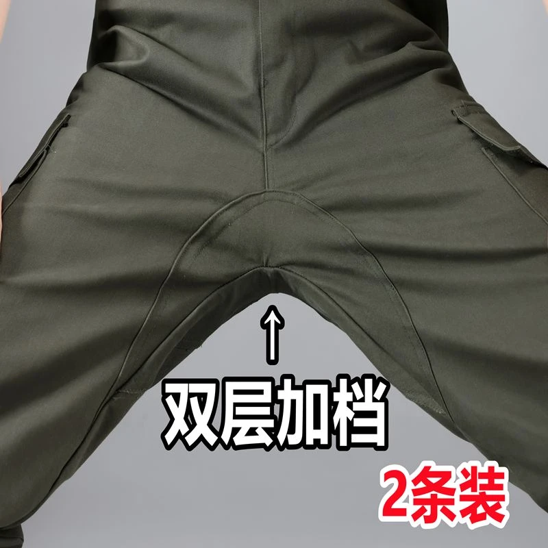 抗撕裂工装裤春秋冬款工作裤男耐磨电焊工地劳保服裤子男工作服士