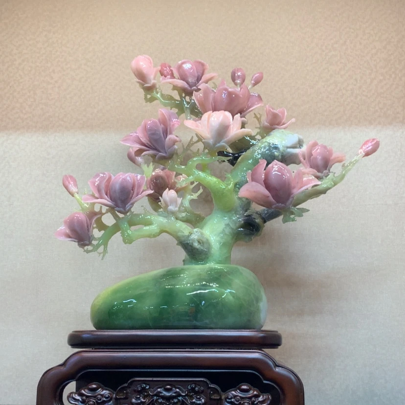 【闪购商品】未镶嵌蛇纹石玉摆件覆膜