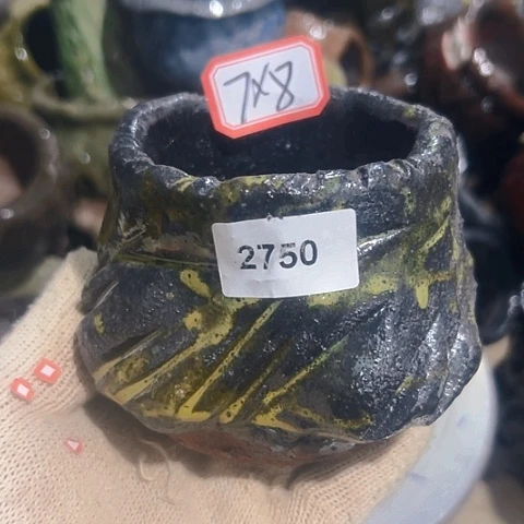 粗陶花盆手工花盆制作