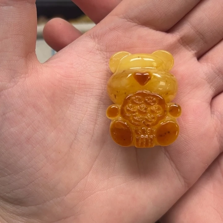 裸石琥珀未镶嵌天然蜜蜡配件