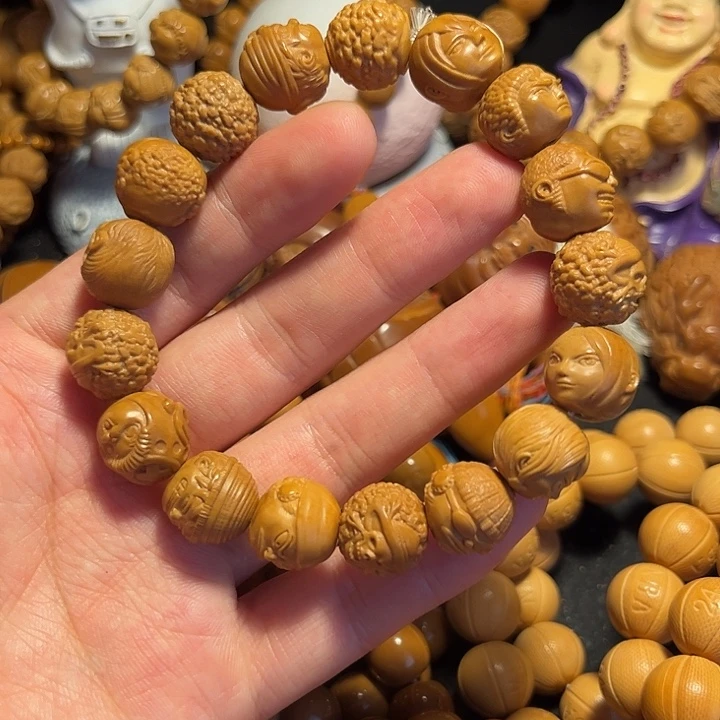 橄榄核手串/手链猴头海贼王